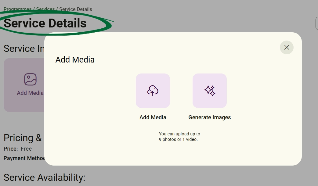 add media screenshot